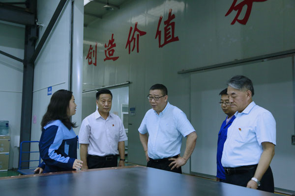 河南证监局王广幼局长一行莅临ca88官方唯一网站集团调研资源市场事情