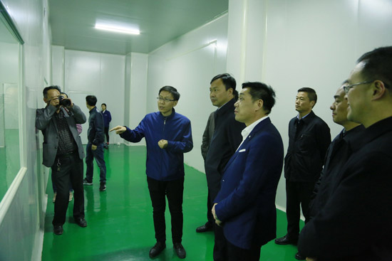 孟津县委书记黄玉国莅临ca88官方唯一网站调研新项目希望情形