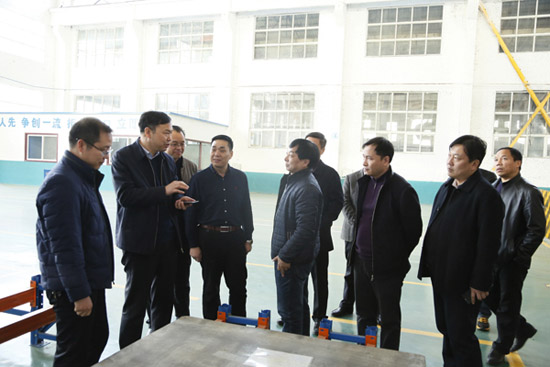 孟津县委书记黄玉国莅临调研ca88官方唯一网站新质料项目建设运营情形